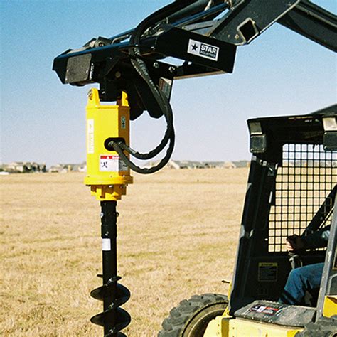 skid steer auger kit|auger attachments for skid steers.